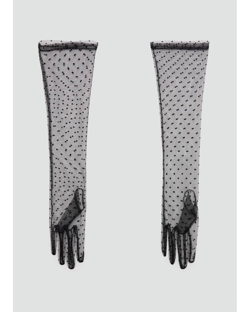 Mango Gray Semi-Transparent Lunar Gloves