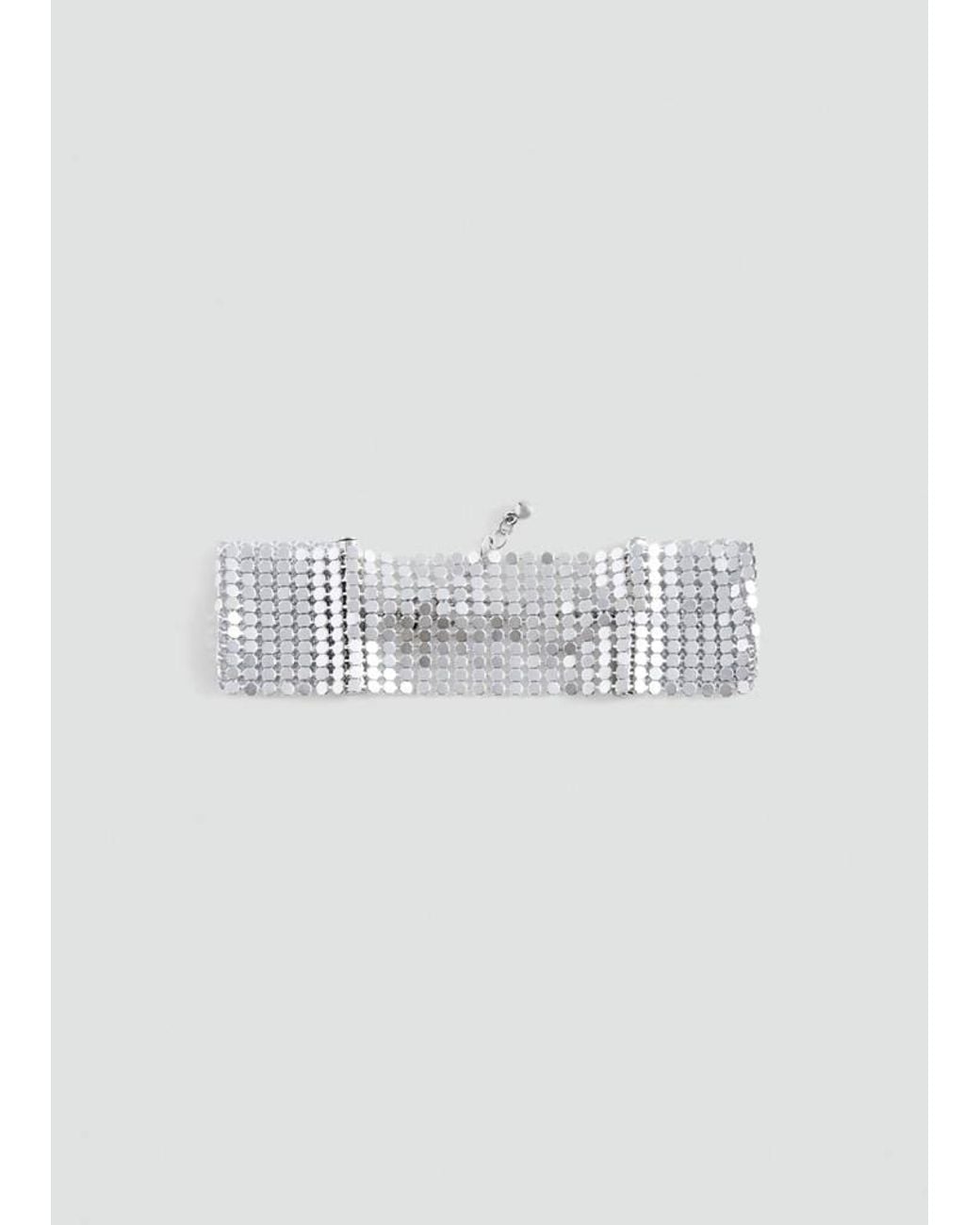 MANGO TEEN White Mesh Bracelet