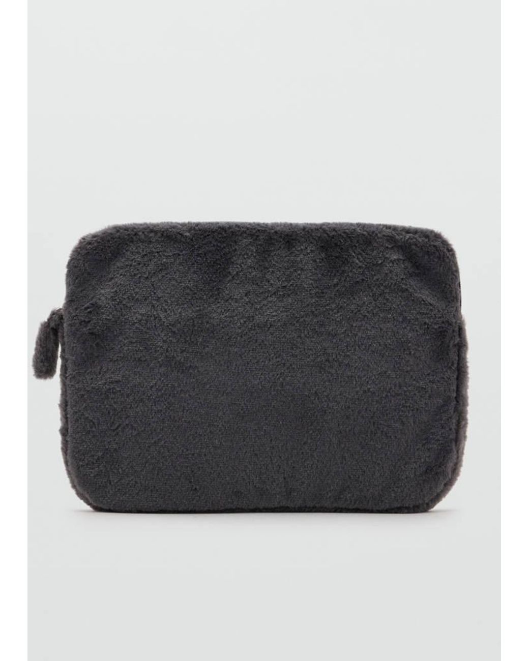 MANGO TEEN Black Fur Laptop Sleeve