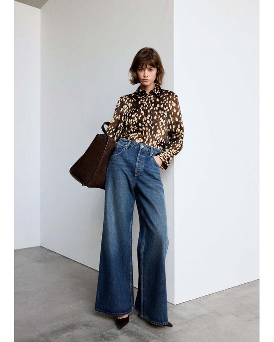 Mango Blue Straight Bambi Shirt