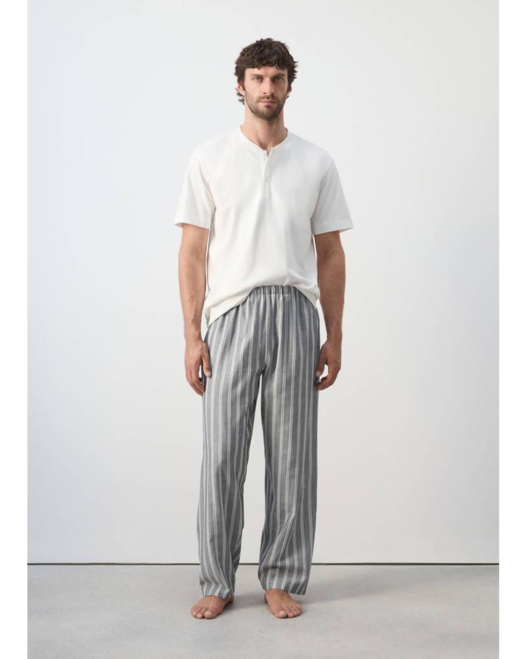 Mango Gray 100% Cotton Combined Pyjama Pack for men