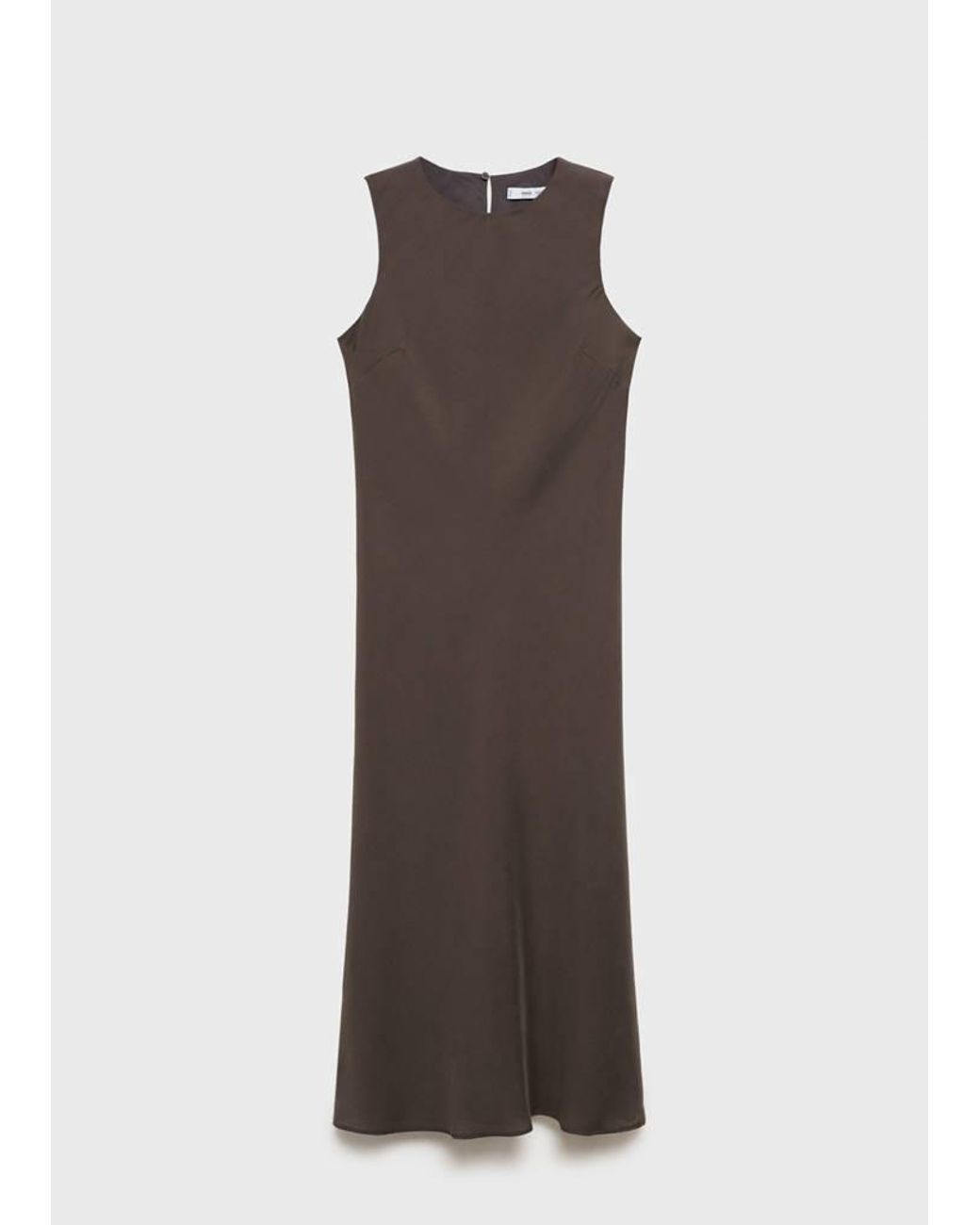 Mango Brown Long Modal Dress