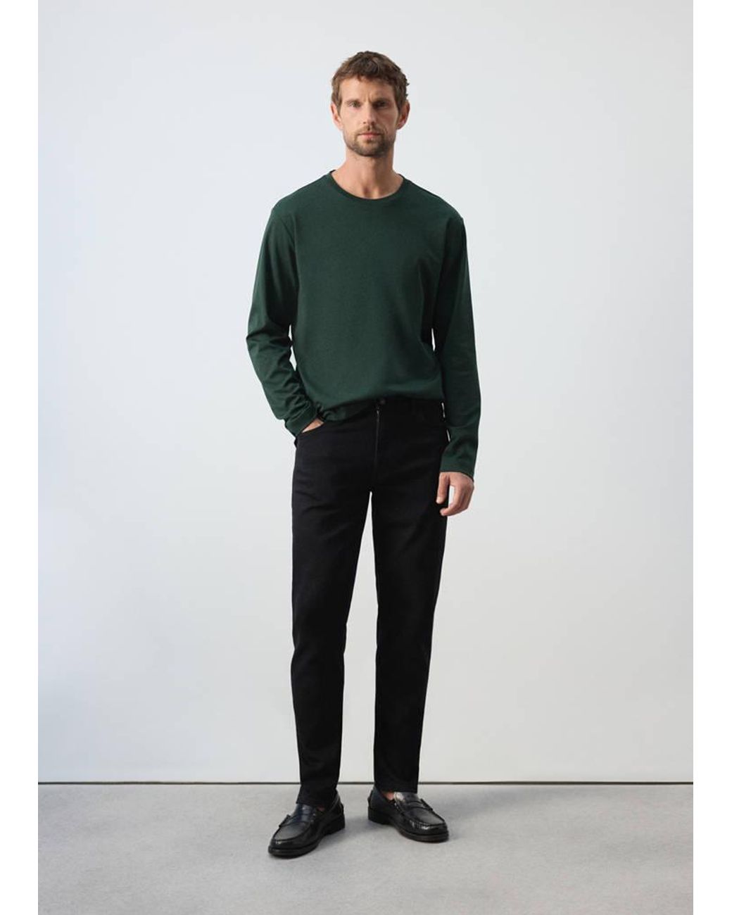 Mango Green 100% Extra Soft Cotton Regular Fit T-Shirt for men