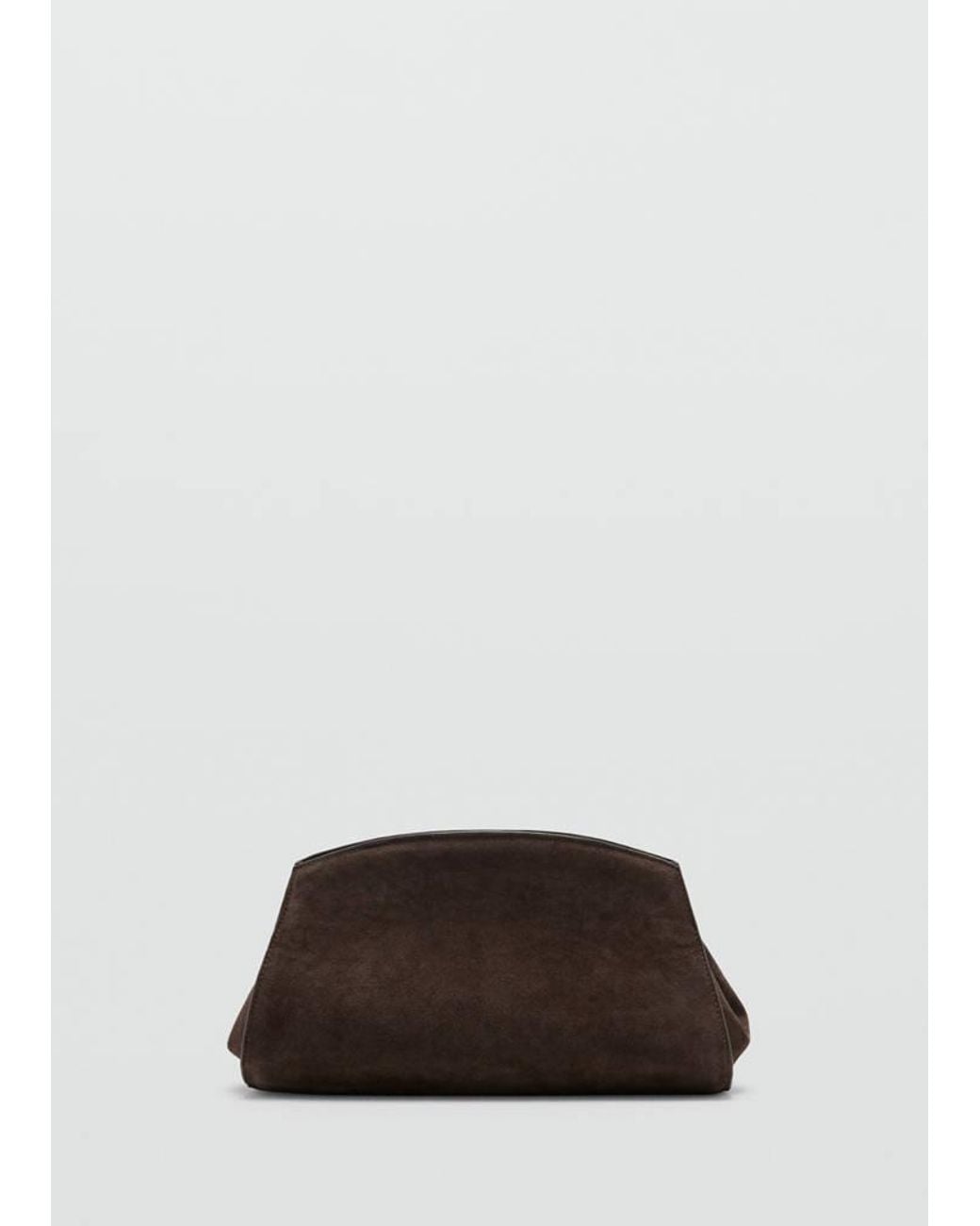 Mango Brown Leather Suede Shoulder Bag