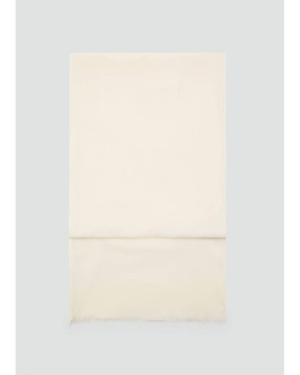 Mango Natural Frayed Edge Scarf
