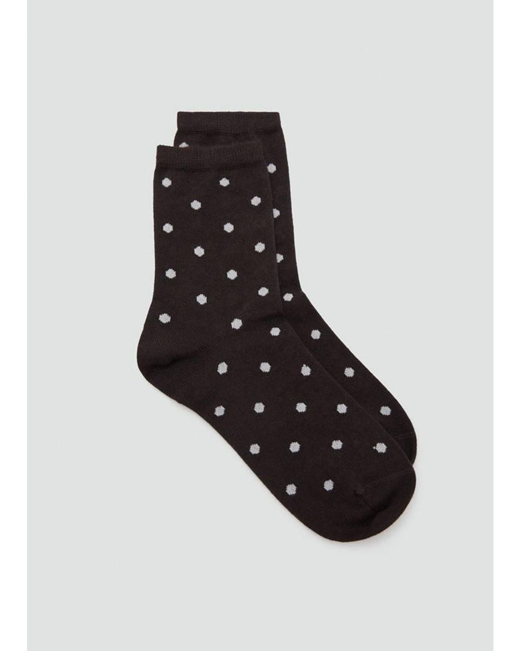 Mango Black Polka Dot Socks
