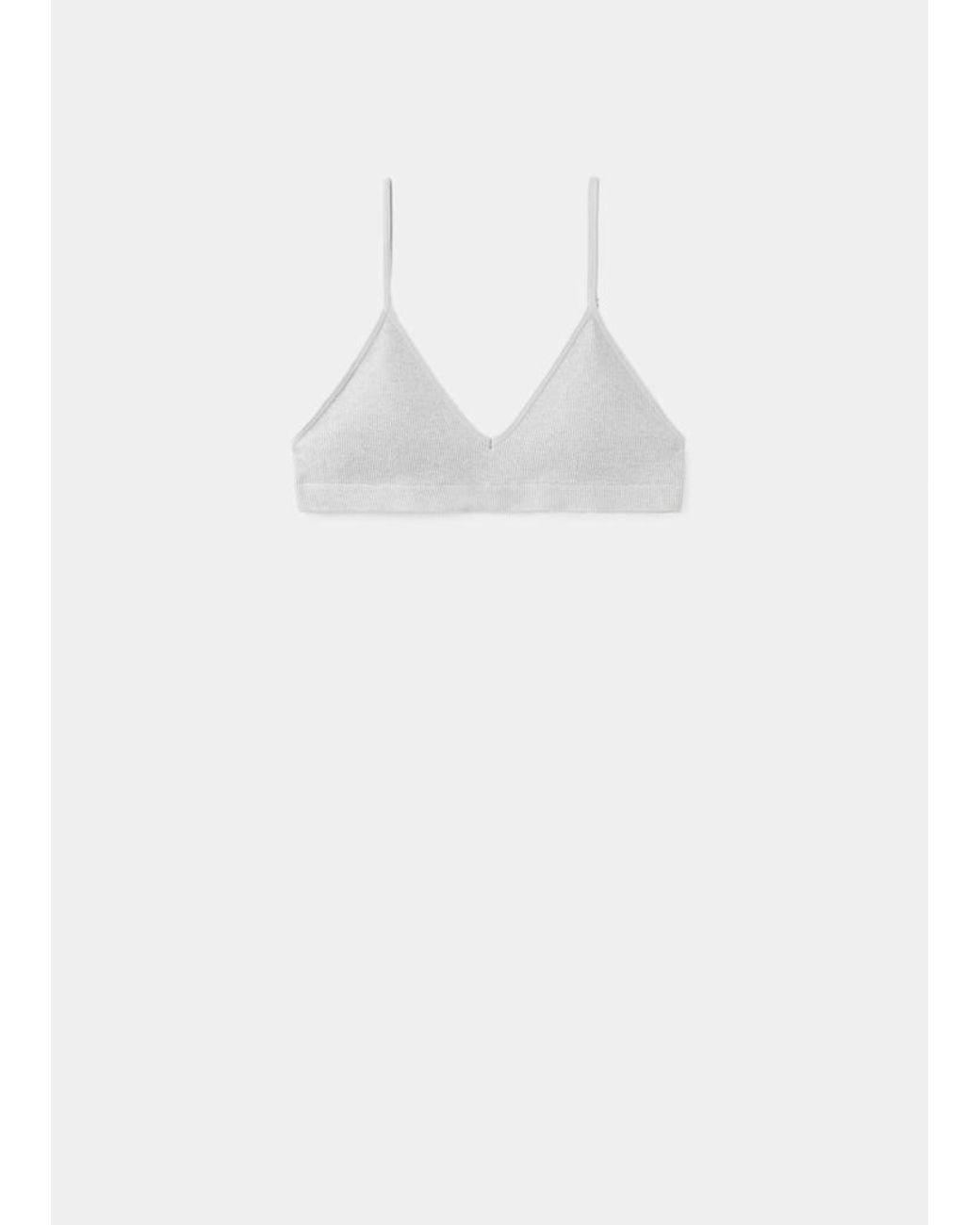 MANGO TEEN White Essential Triangle Bra