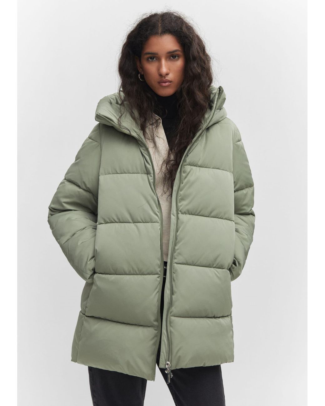 mango puffer jacket