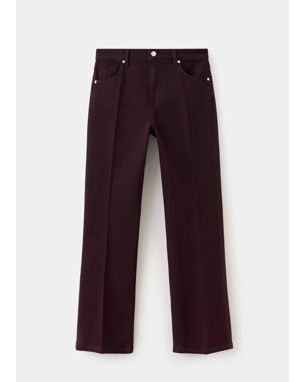 Mango Multicolor Sienna Flared Cropped Jeans