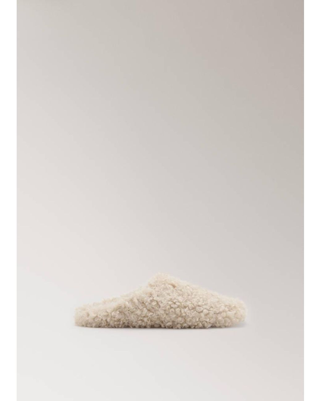 Mango Natural Shearling-Slipper