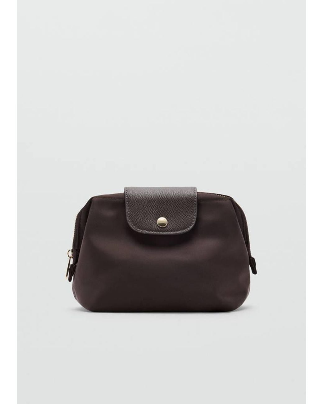Mango Black Medium Nylon Wash Bag