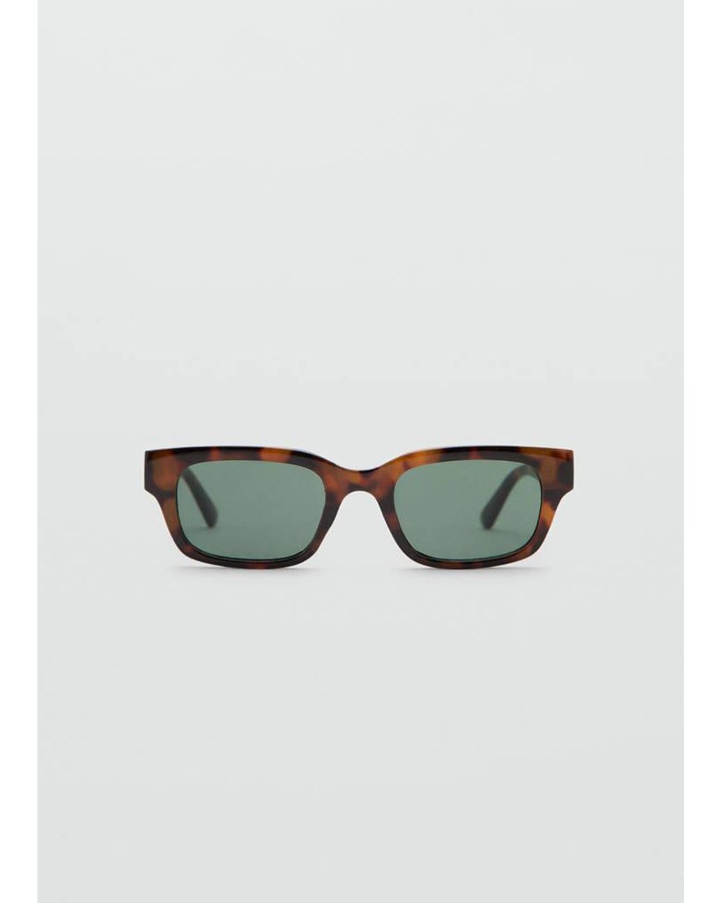 Mango Green Rectangular Sunglasses