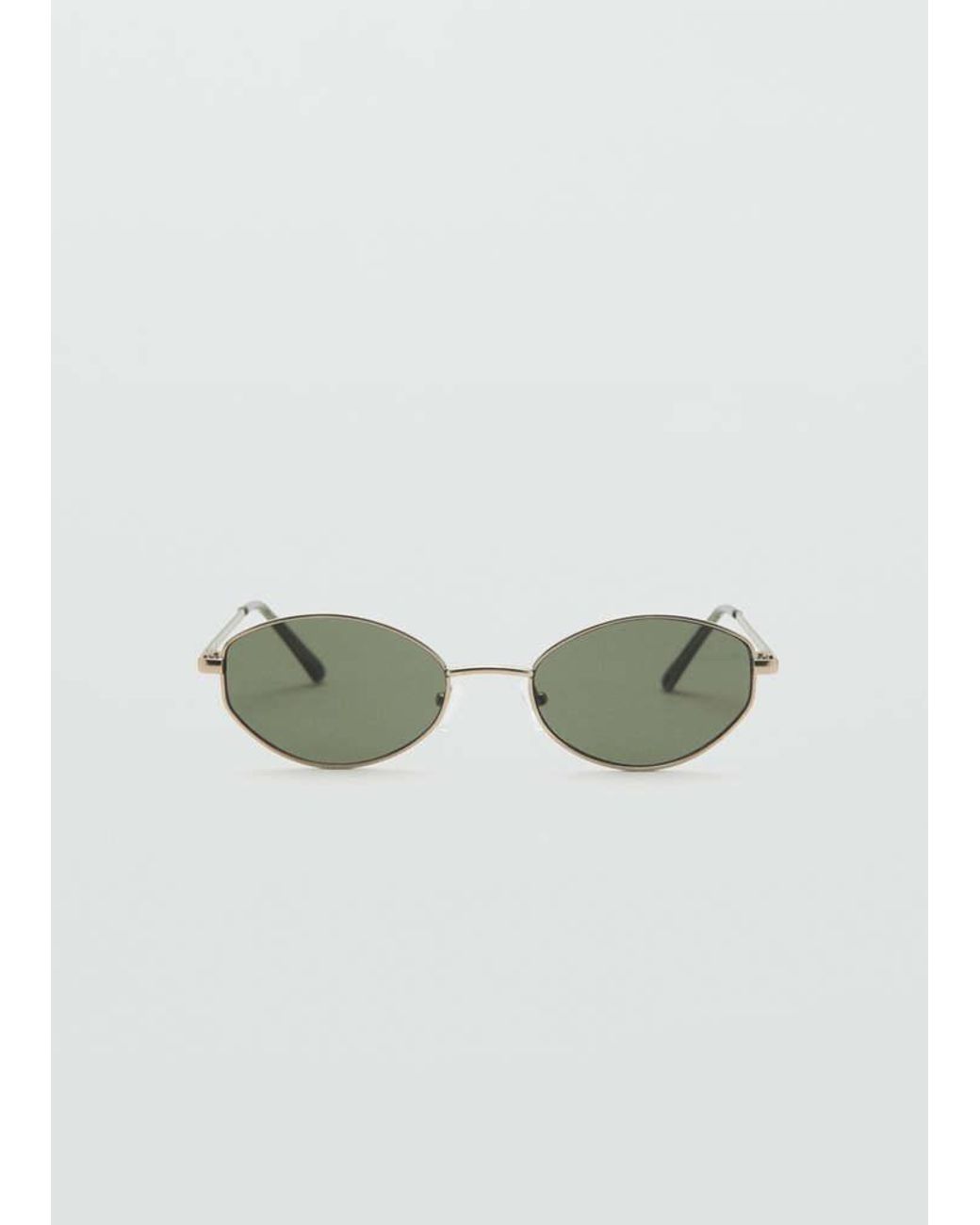 MANGO TEEN Metallic Frame Sunglasses