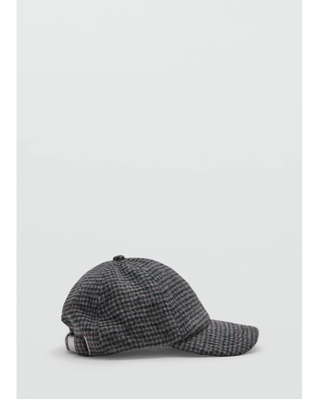 MANGO TEEN Gray Wool Blend Cap