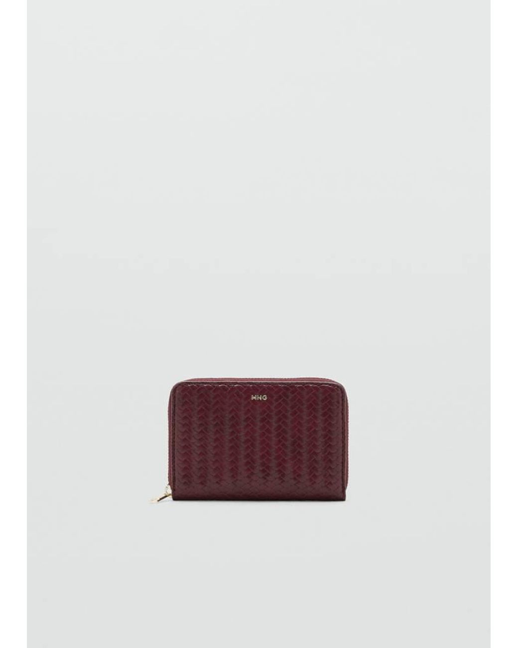 Mango Purple Medium Braided Wallet