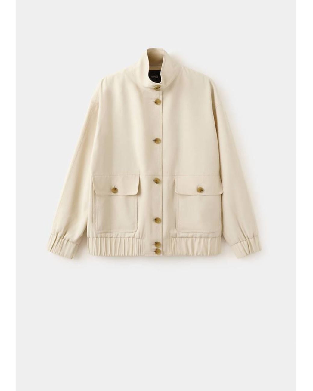 Mango Multicolor Oversize Jacket With Pockets