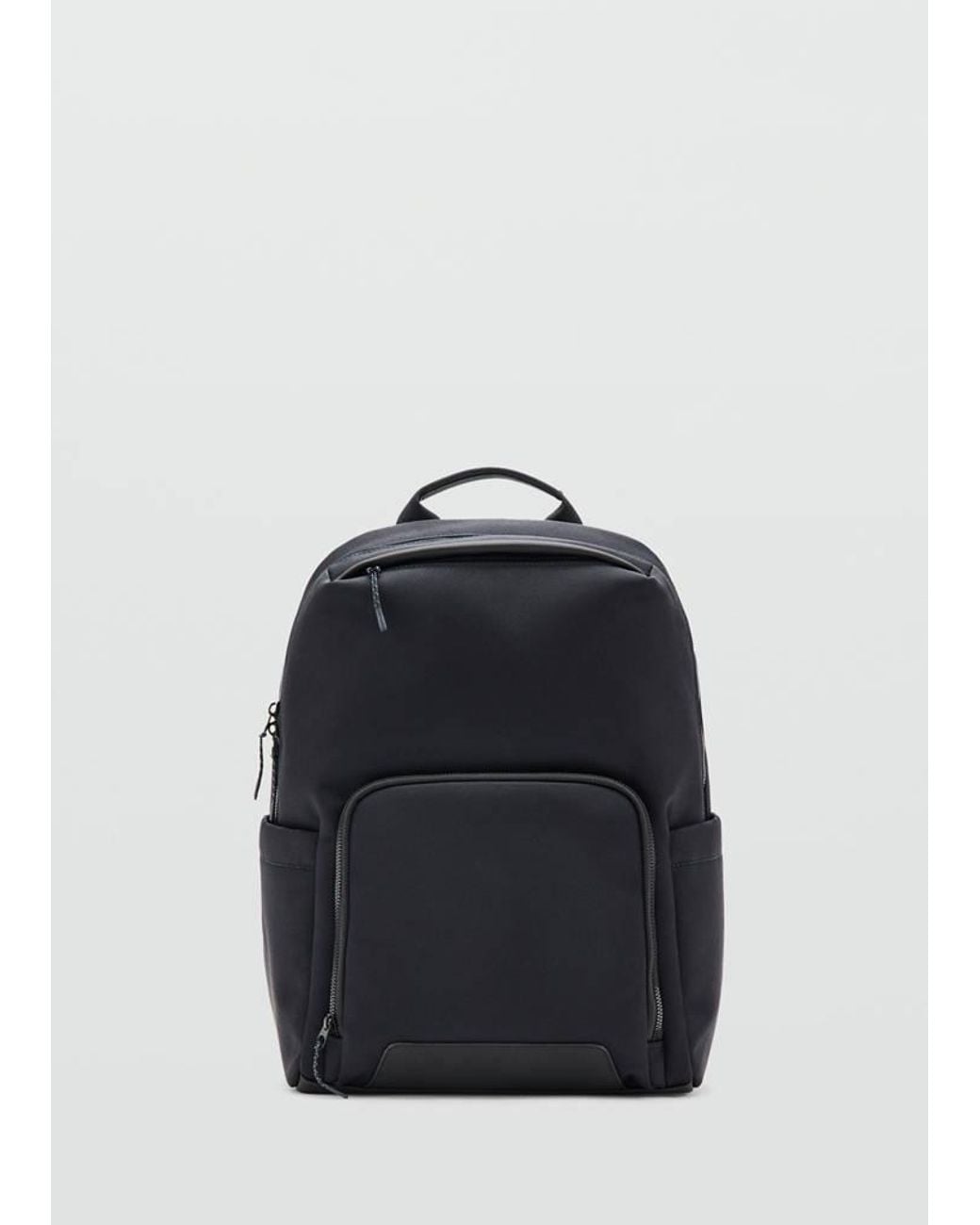 Mango Blue Multifunctional Water-Repellent Backpack With Pockets for men