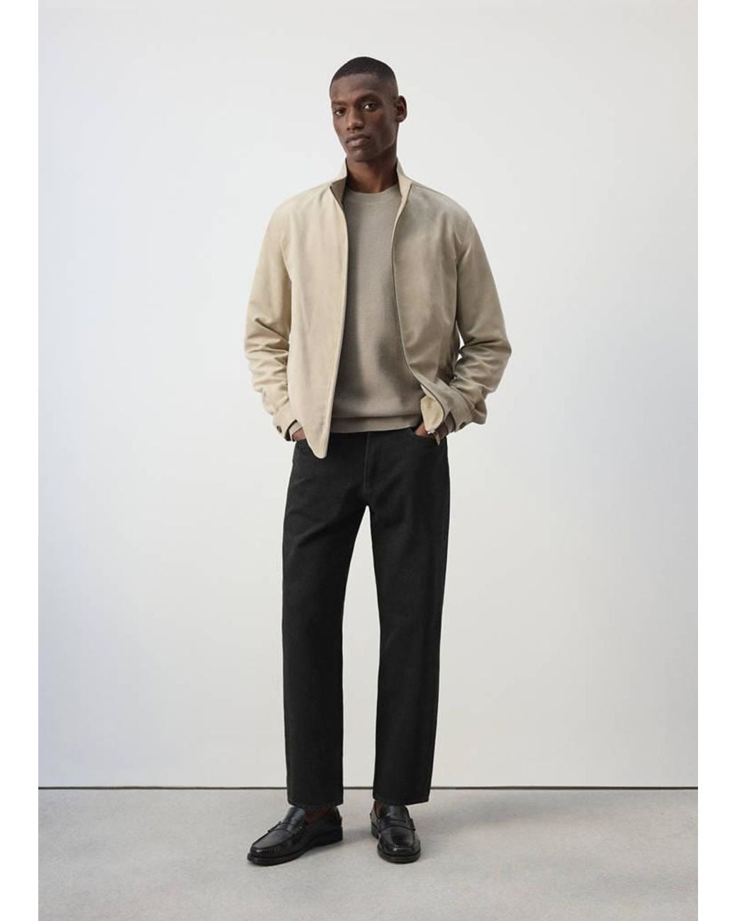 Mango Multicolor Sammy Cropped Carrot Fit Jeans for men