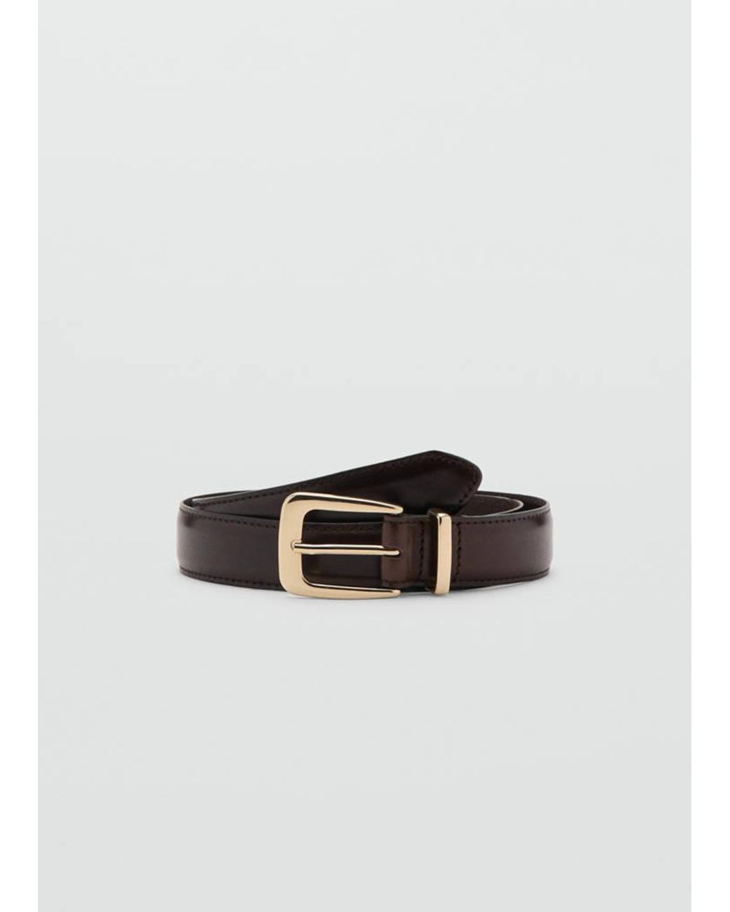 Mango Brown 100% Bovine Leather Belt