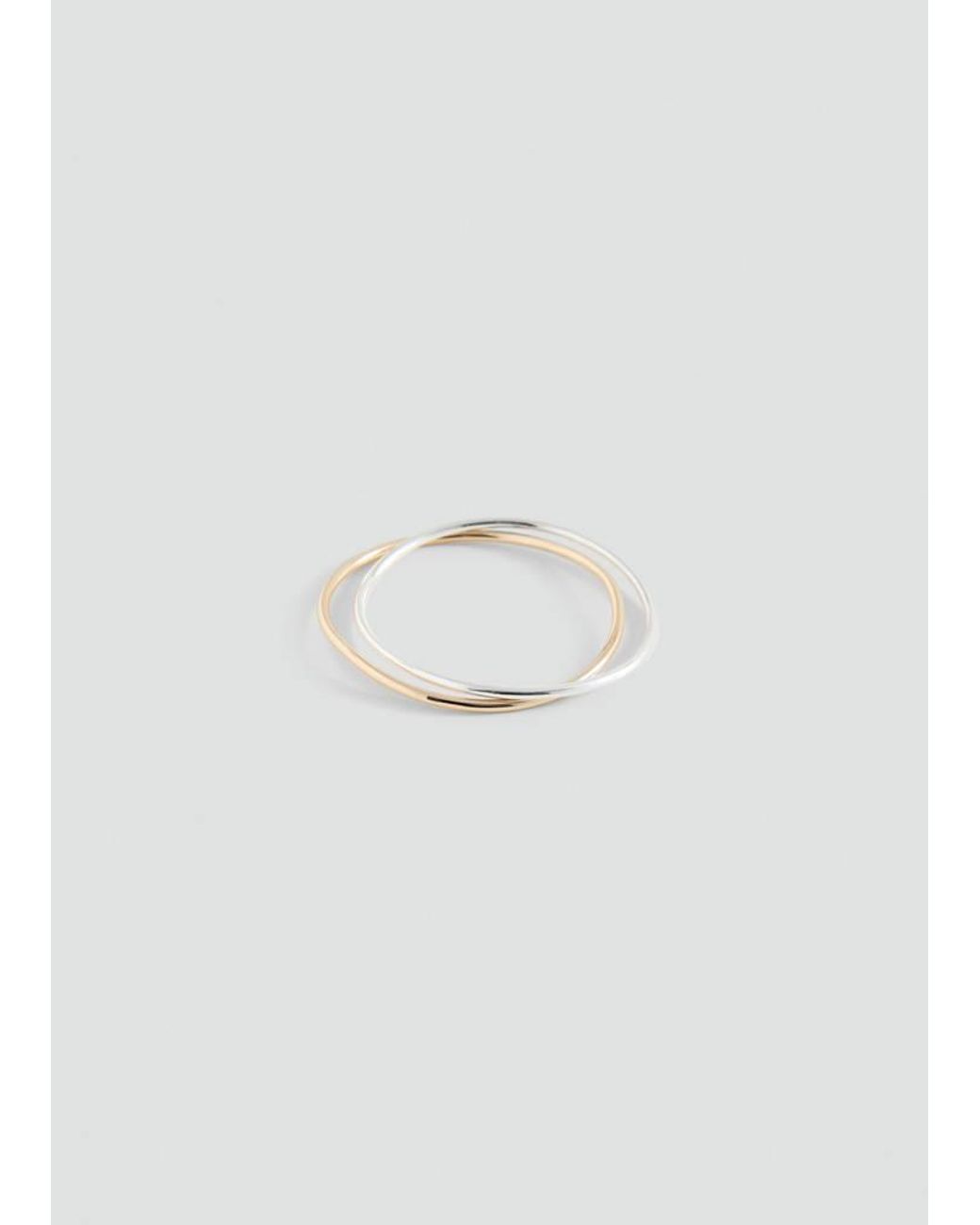 MANGO TEEN White Mixed Bracelet Set