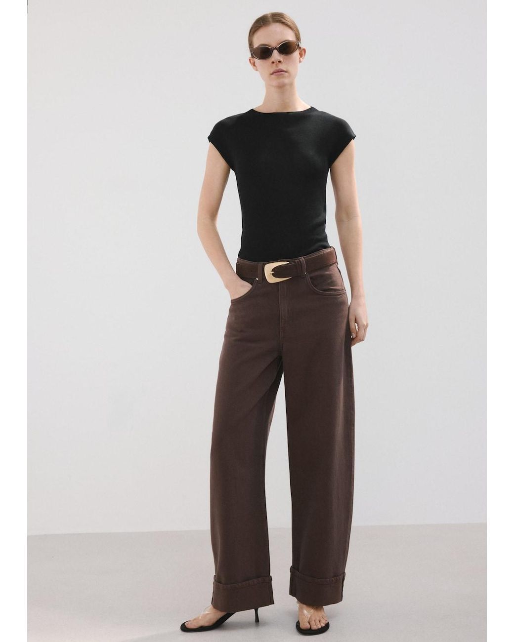 Mango Multicolor Lyocell Jersey With Cut-Out Back