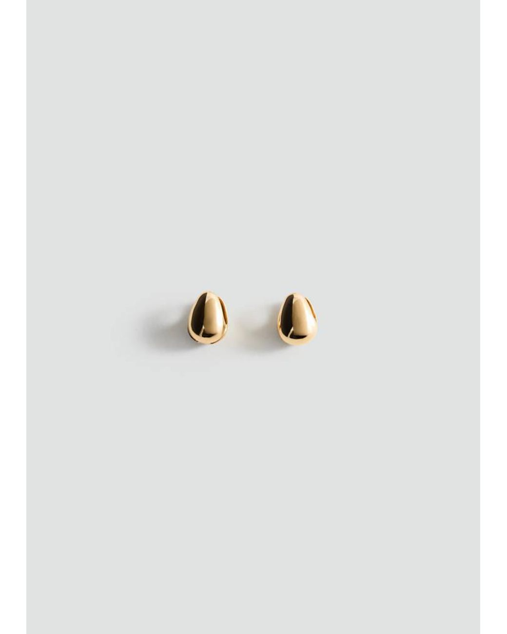Mango White Drop Earrings