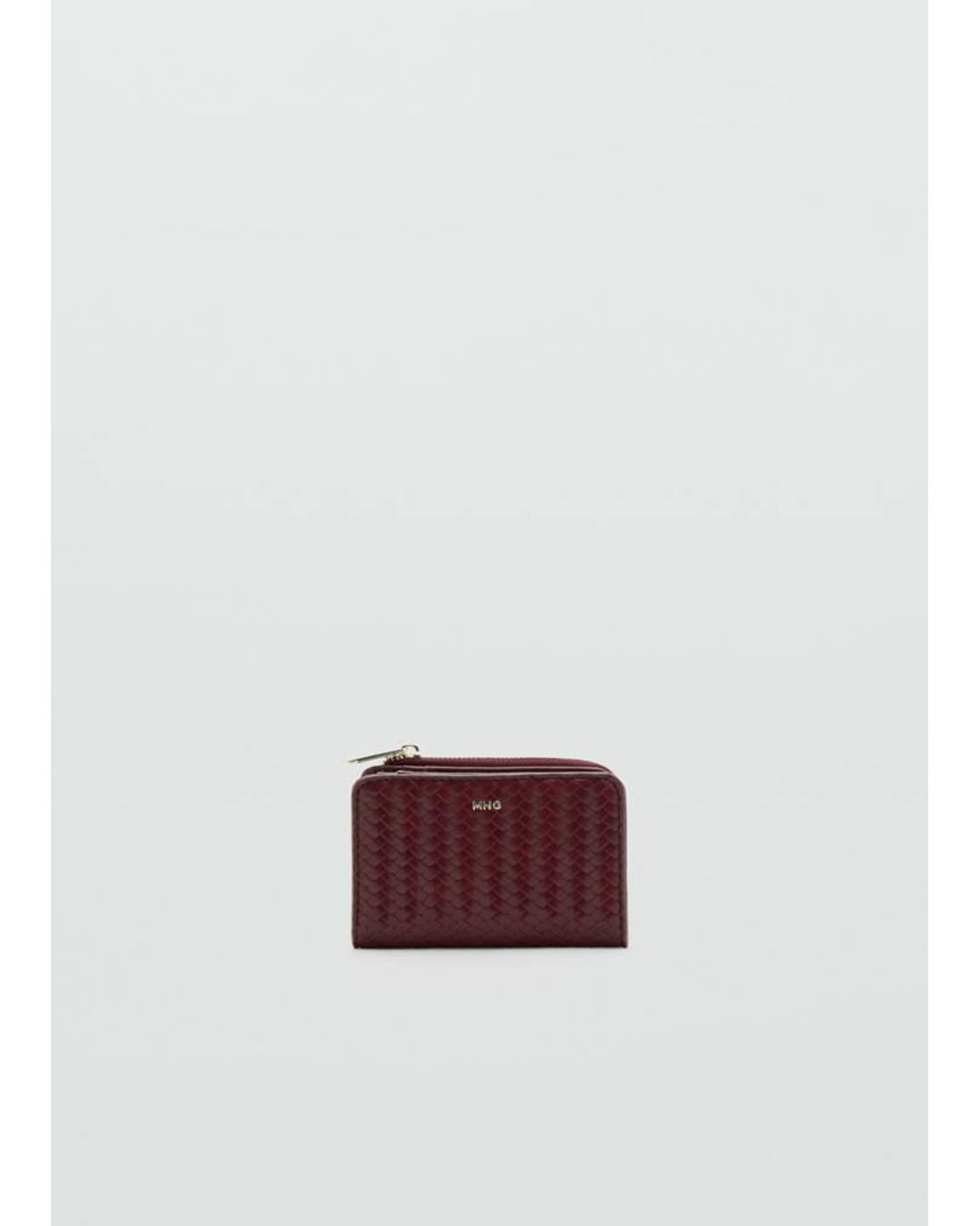Mango Purple Small Braided Wallet