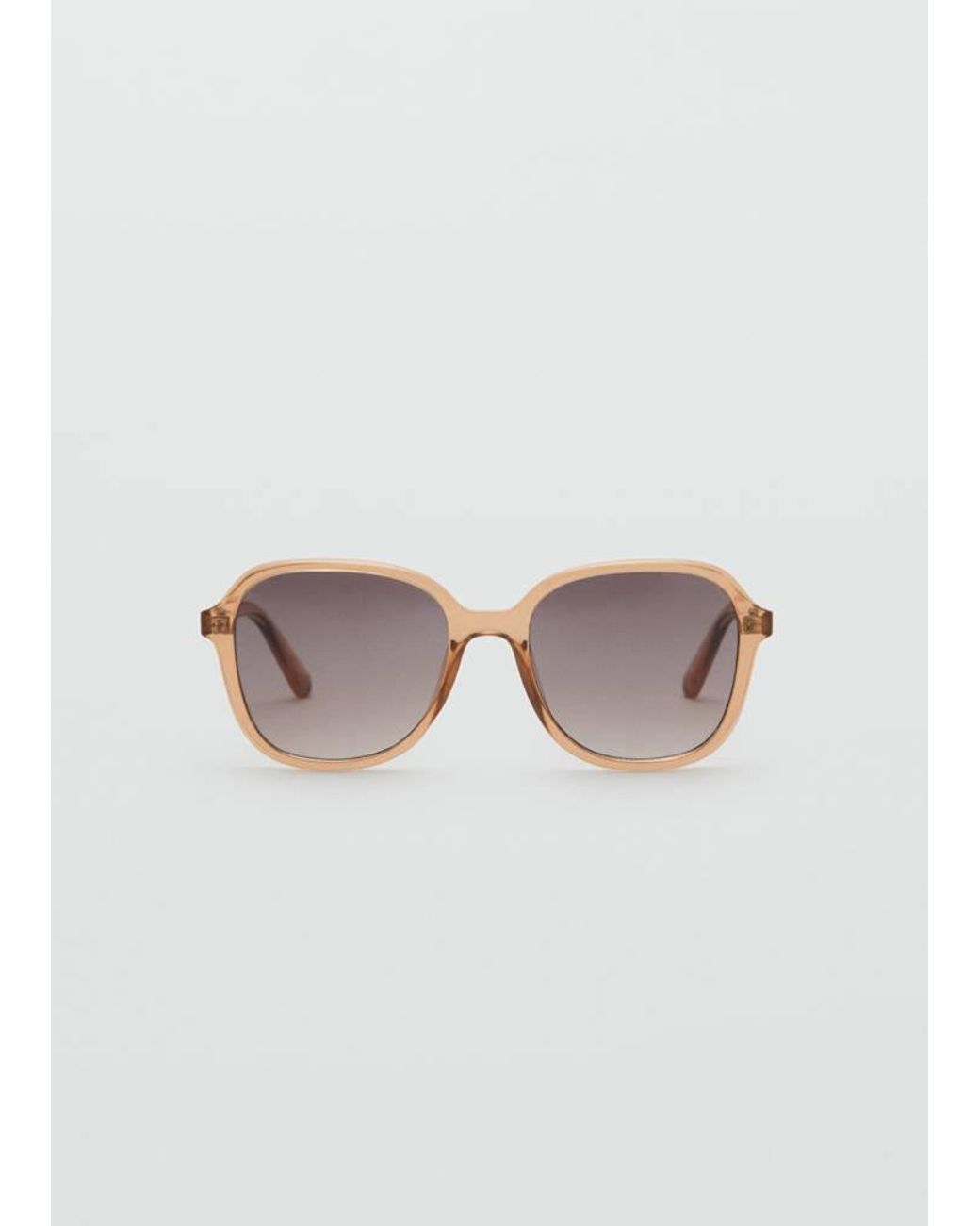 Mango Pink Squared Frame Sunglasses