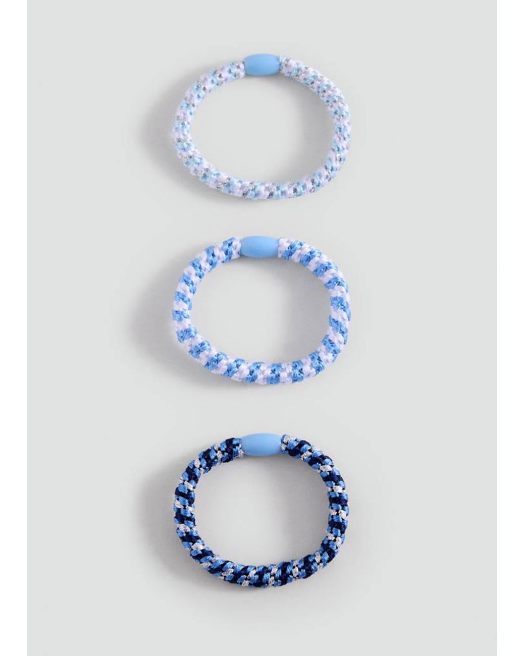 MANGO TEEN White Pack Of 3 Combined Hair Ties
