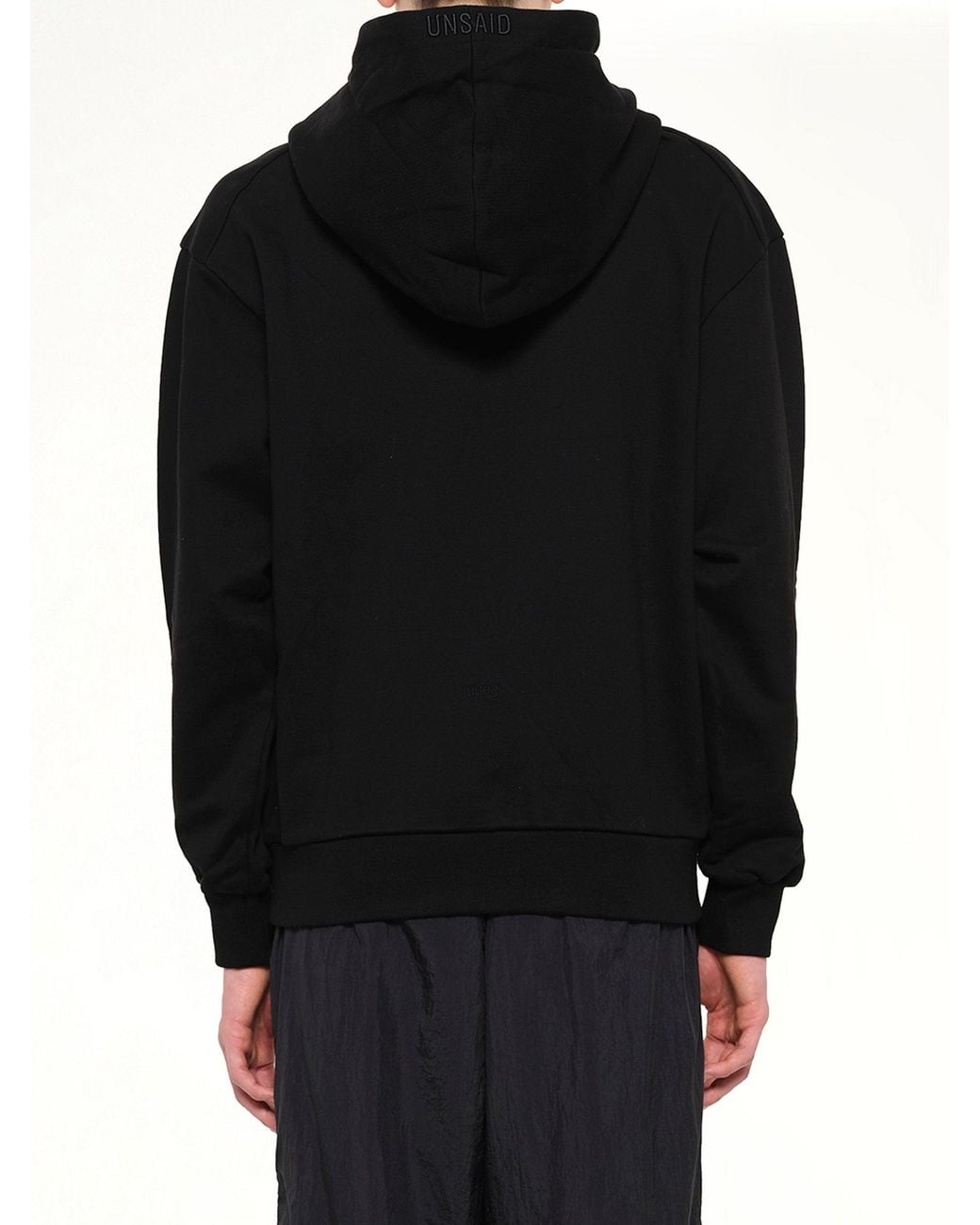 Juun.J Black Hoodie for men