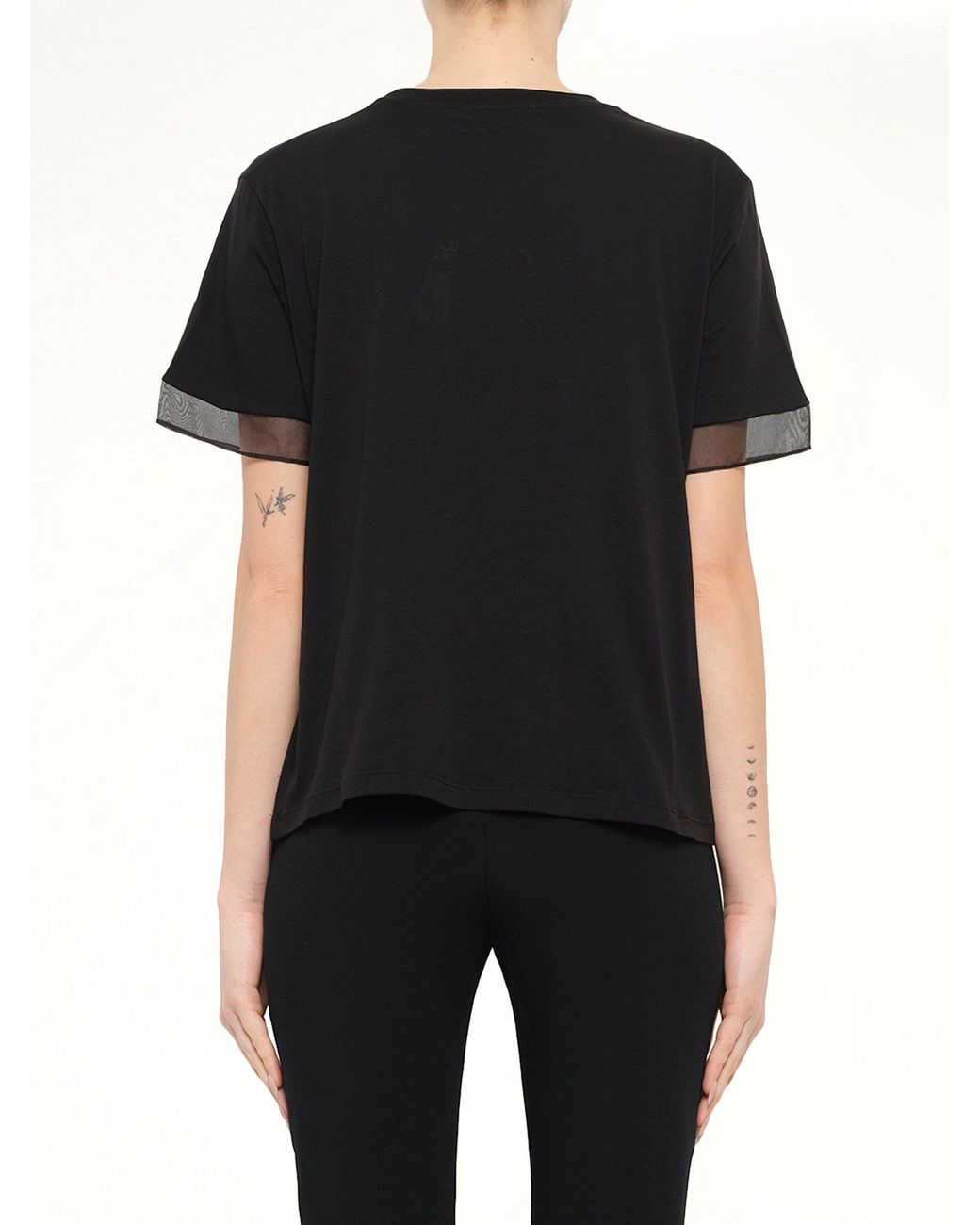McQueen Black Fish Skull Tee