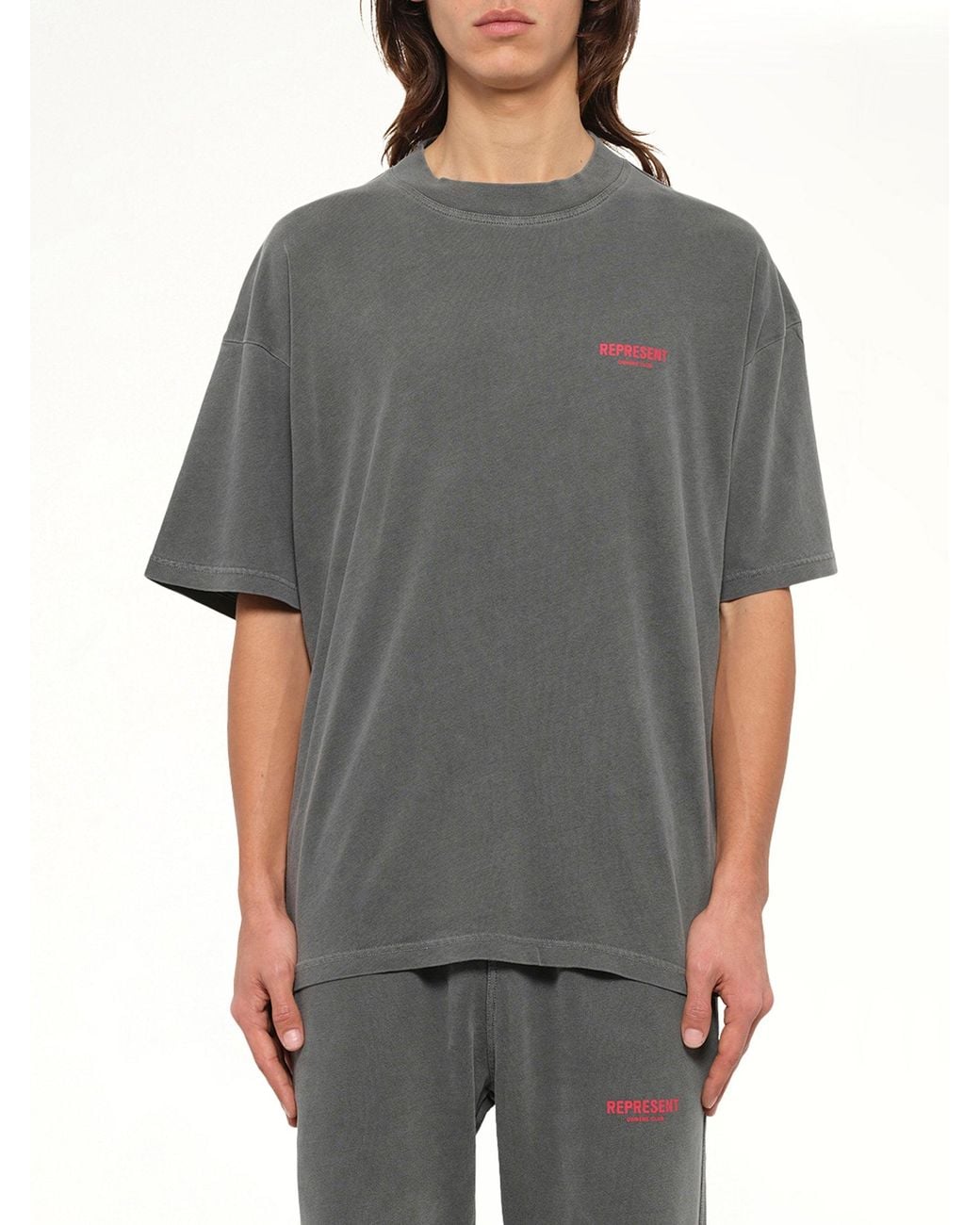 Represent Gray Owners Club T-Shirt for men