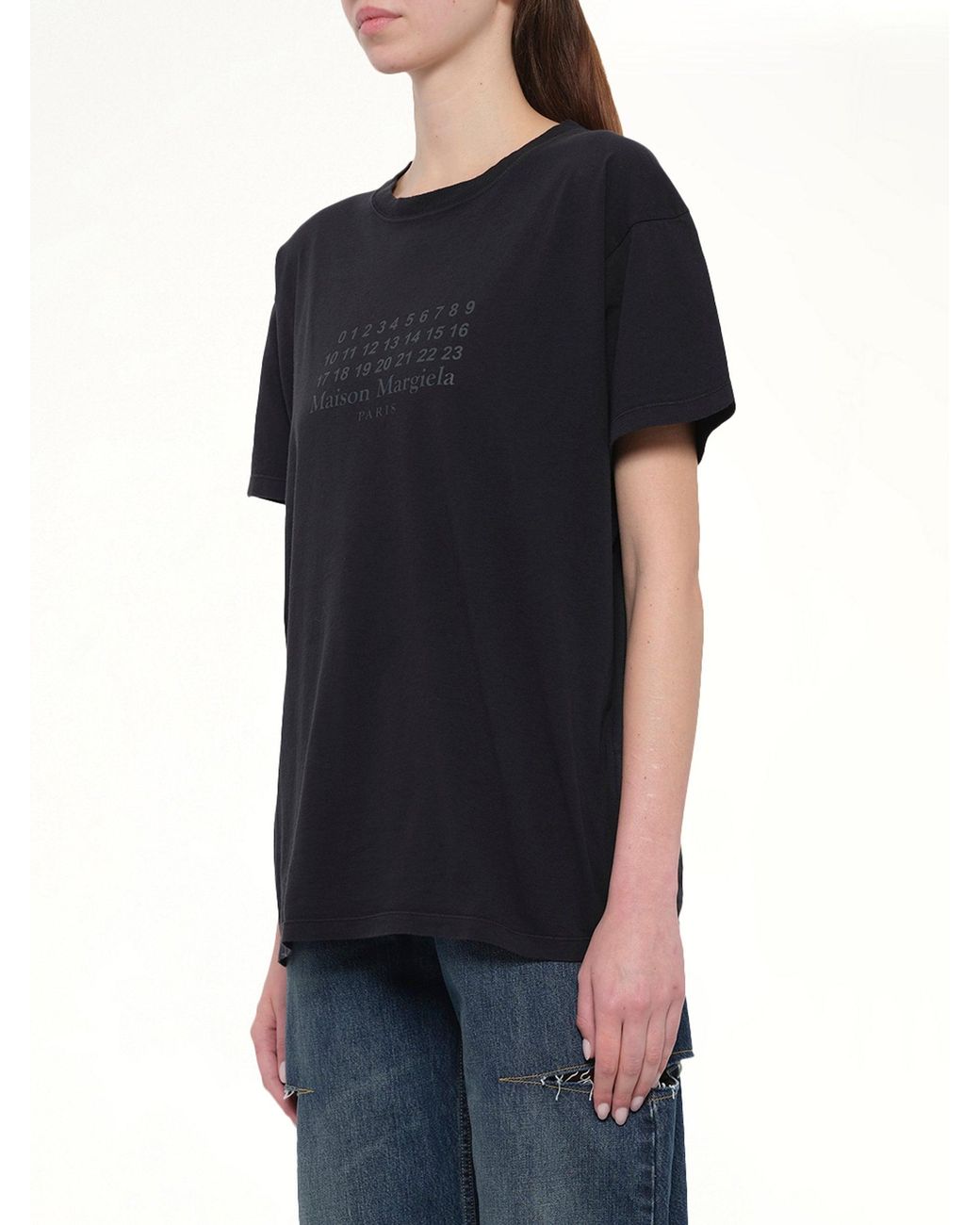 Maison Margiela Black Logo T-Shirt