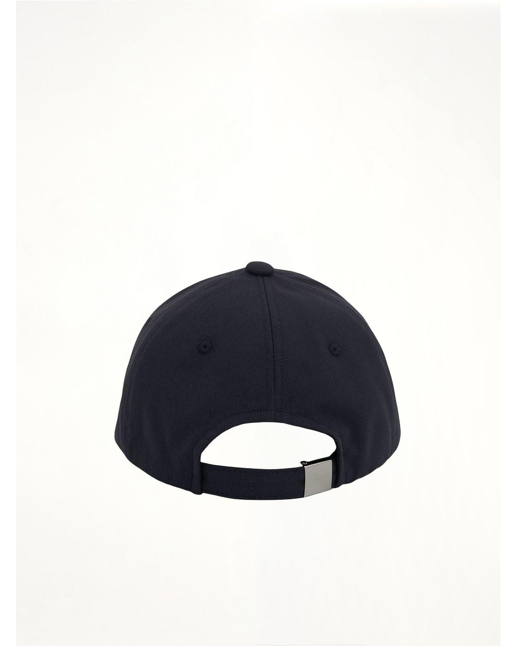 we11done Blue Wd One Logo Cap for men