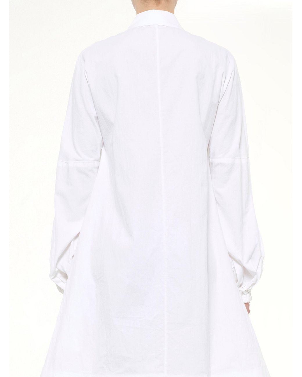 JWA White Buttondown Puff Dress