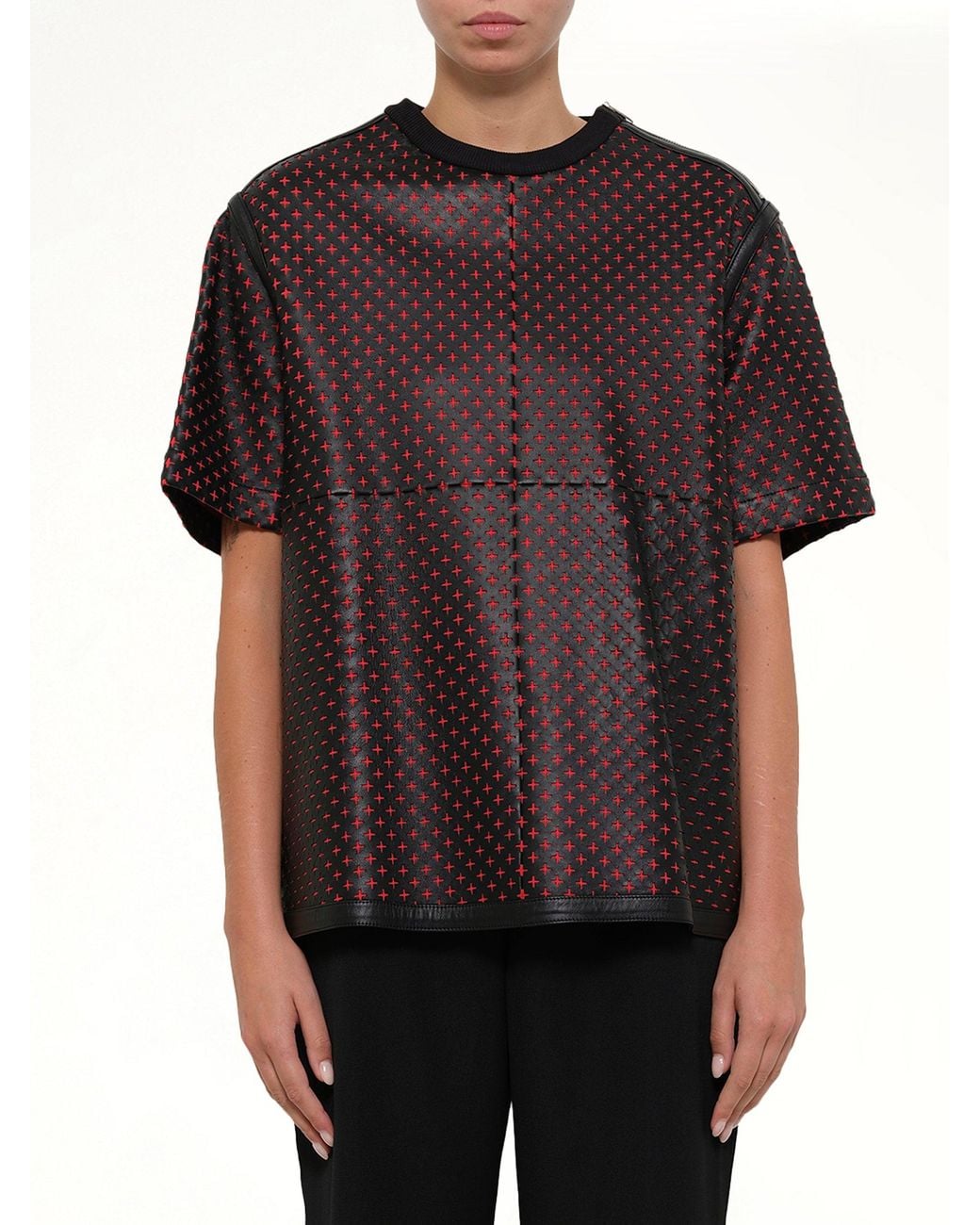 Givenchy Black Leather Top