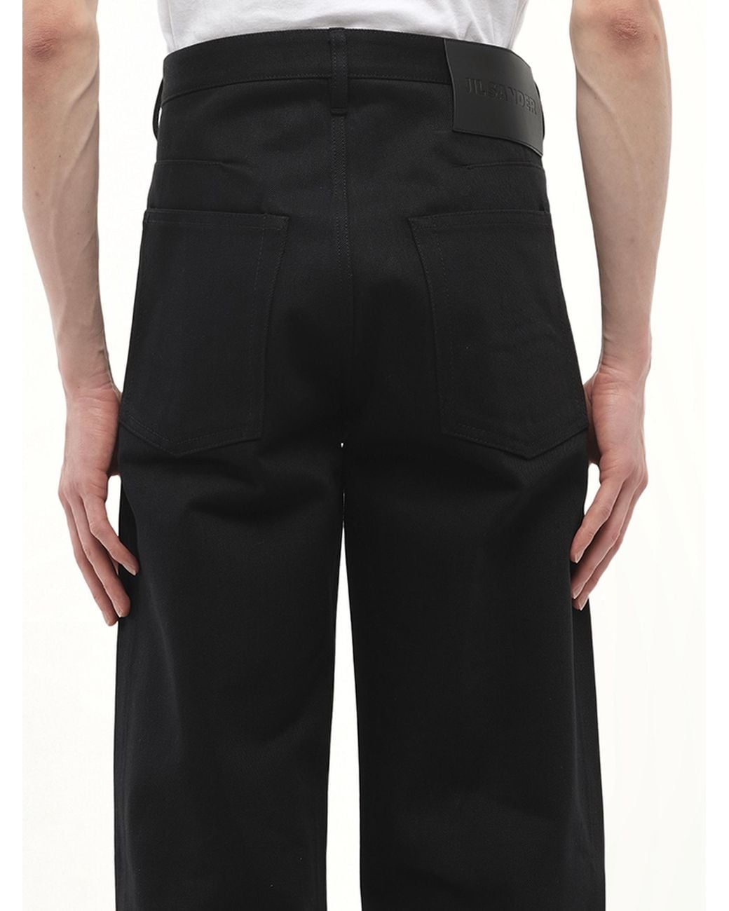 Jil Sander Black Selvedge Japanese Denim Jeans 03 for men