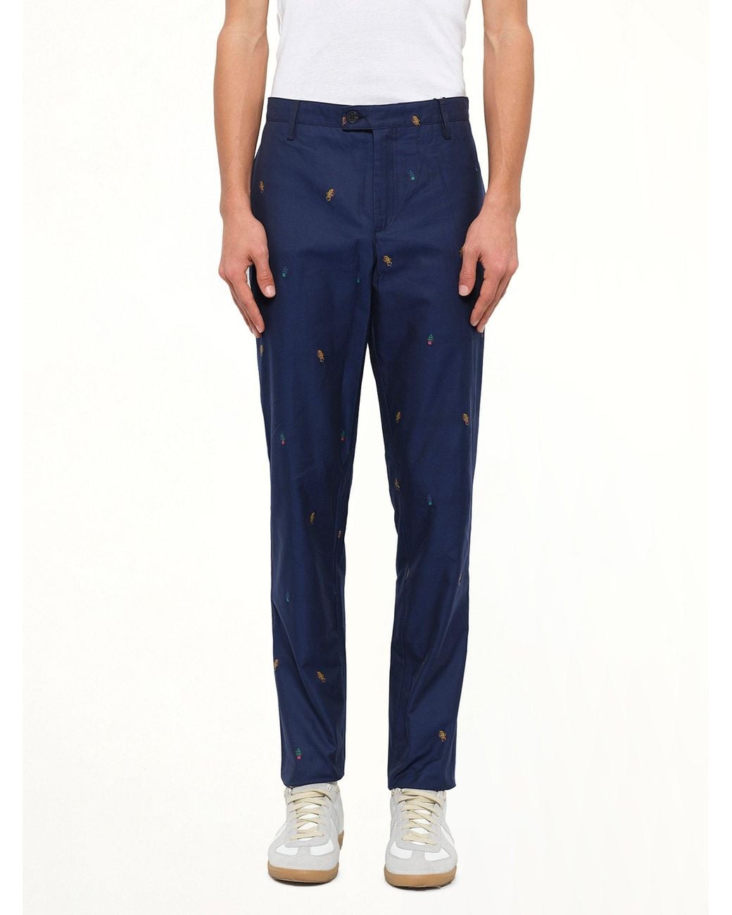 KENZO Blue Trousers for men