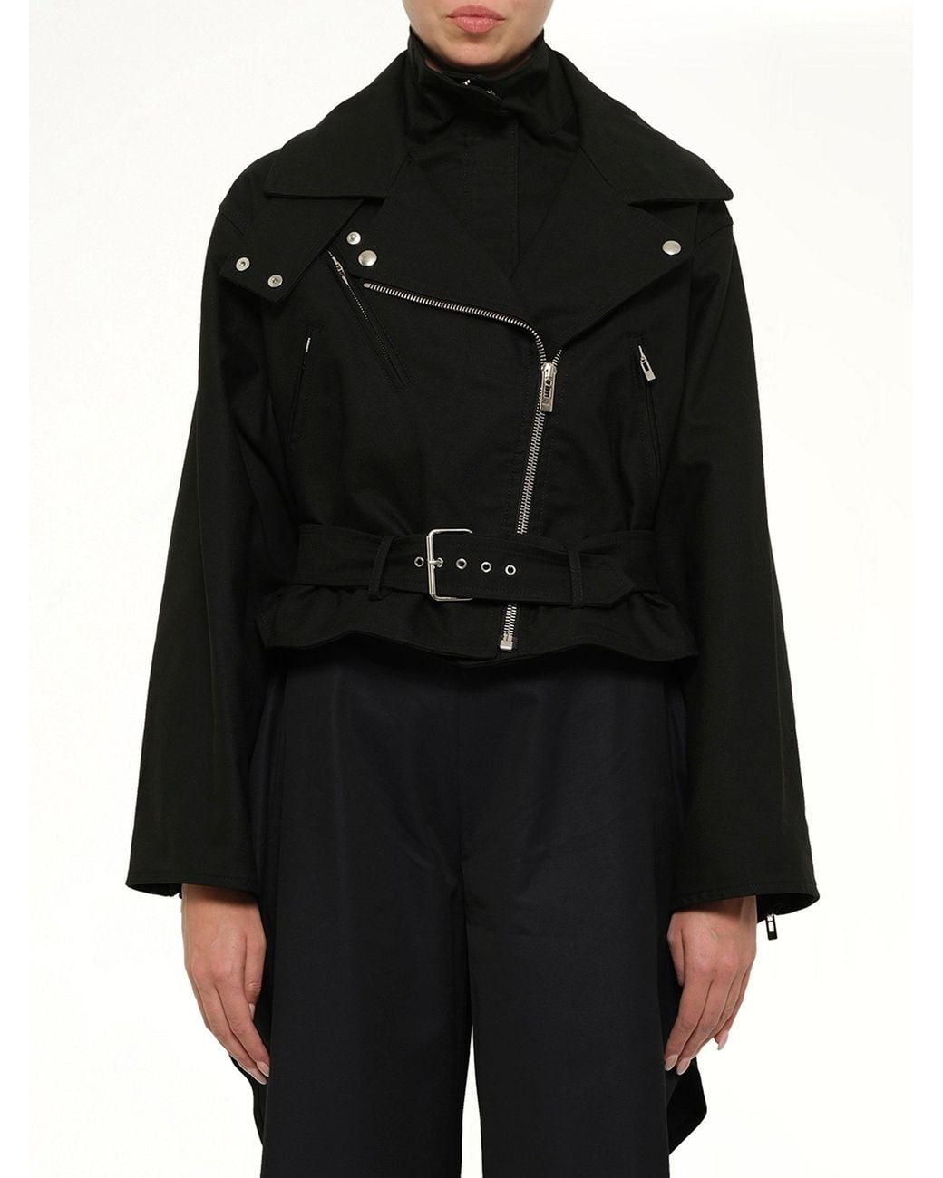 Alaïa Black Layered Biker