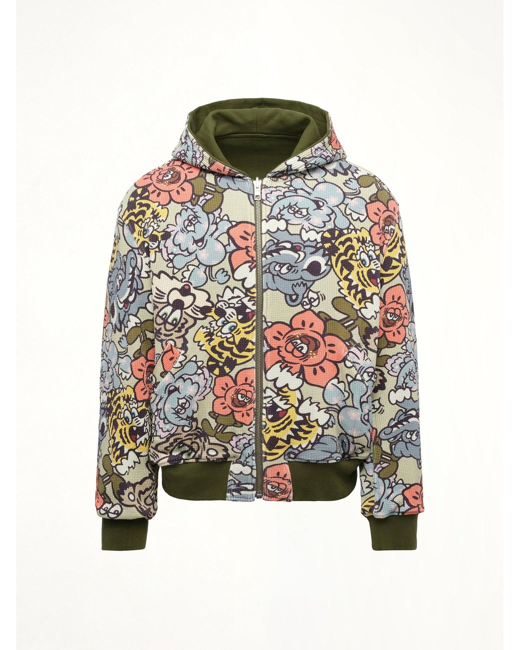 KENZO Verdy Collection Reversible Full Zip Hoodie, 100