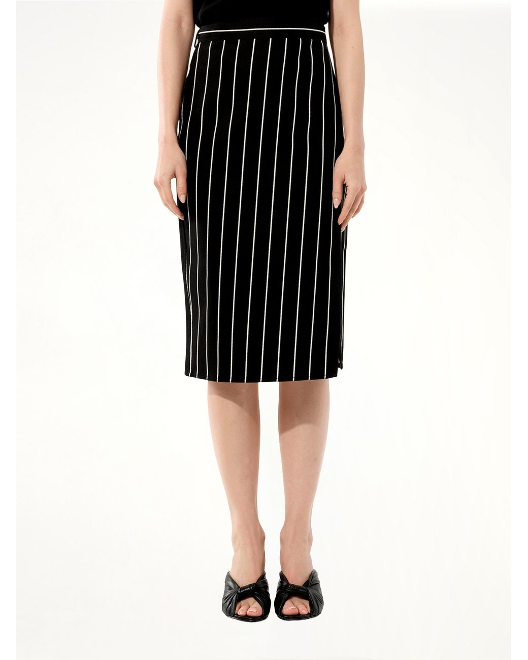 Balenciaga Black Tablier Skirt