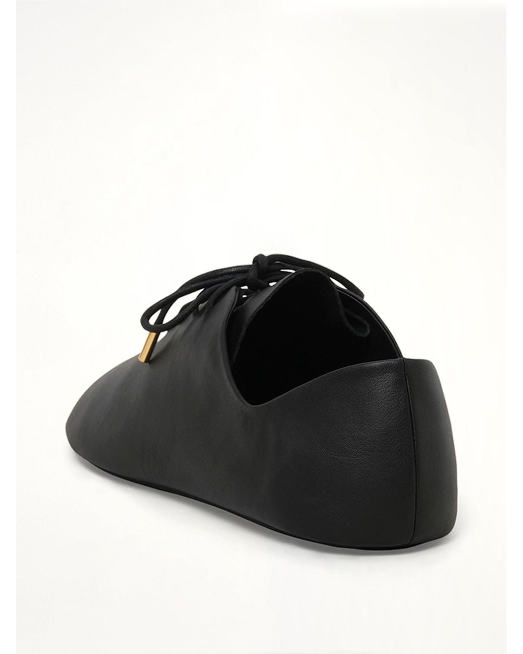 Loewe Black Pebble Soft Lace-Up Derby