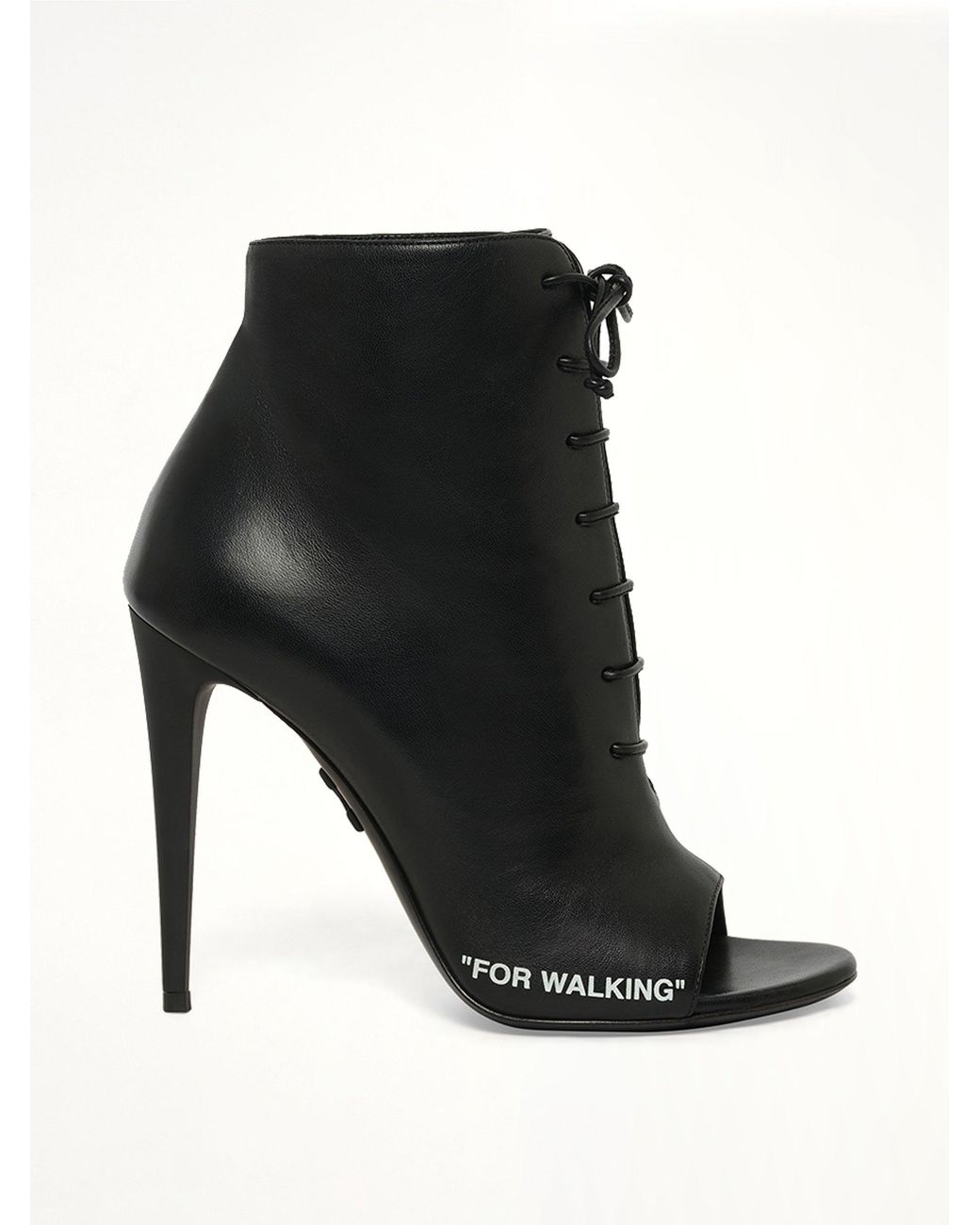 Off-White c/o Virgil Abloh Black Open Toe Shoe