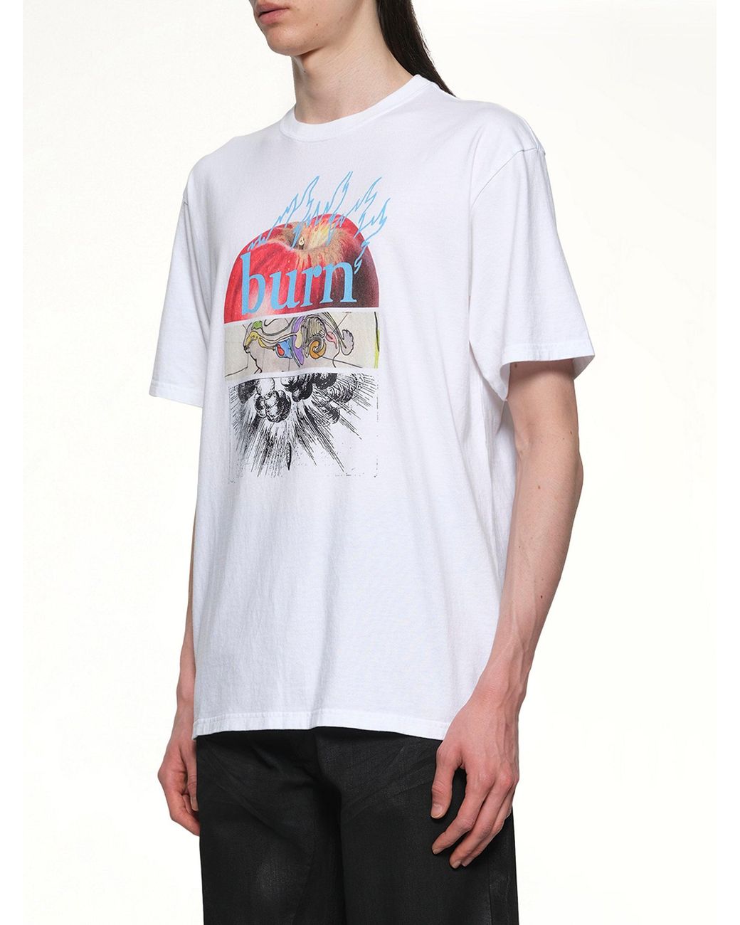 Undercover White Burn T-Shirt for men