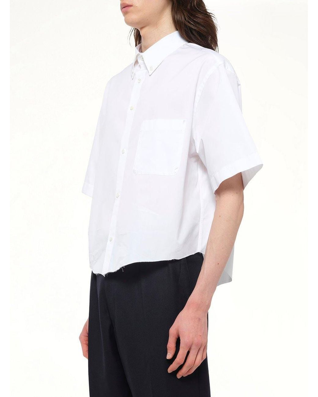 Maison Margiela White Short-Sleeved Shirt for men