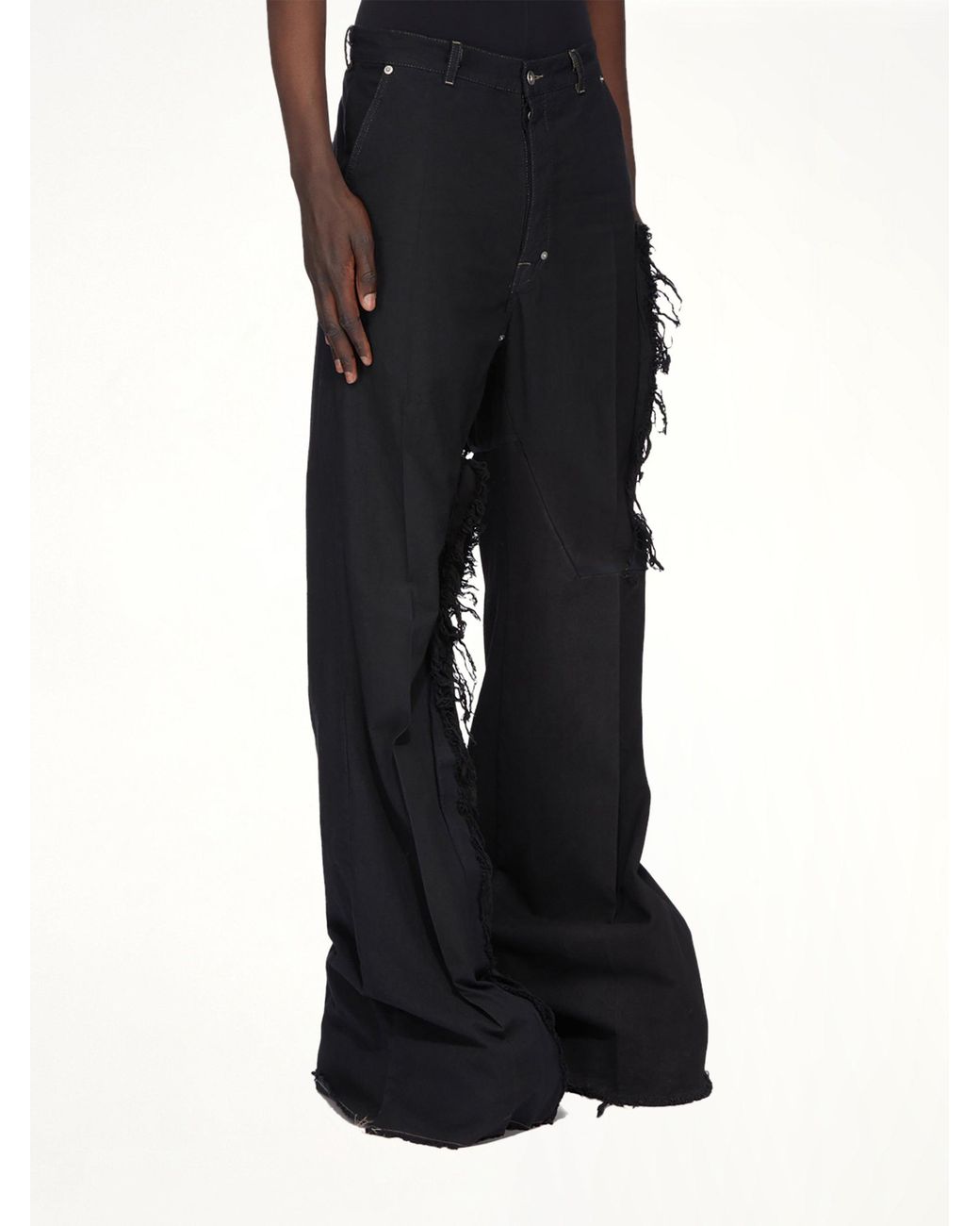 Rick Owens Black Joris Trouser for men
