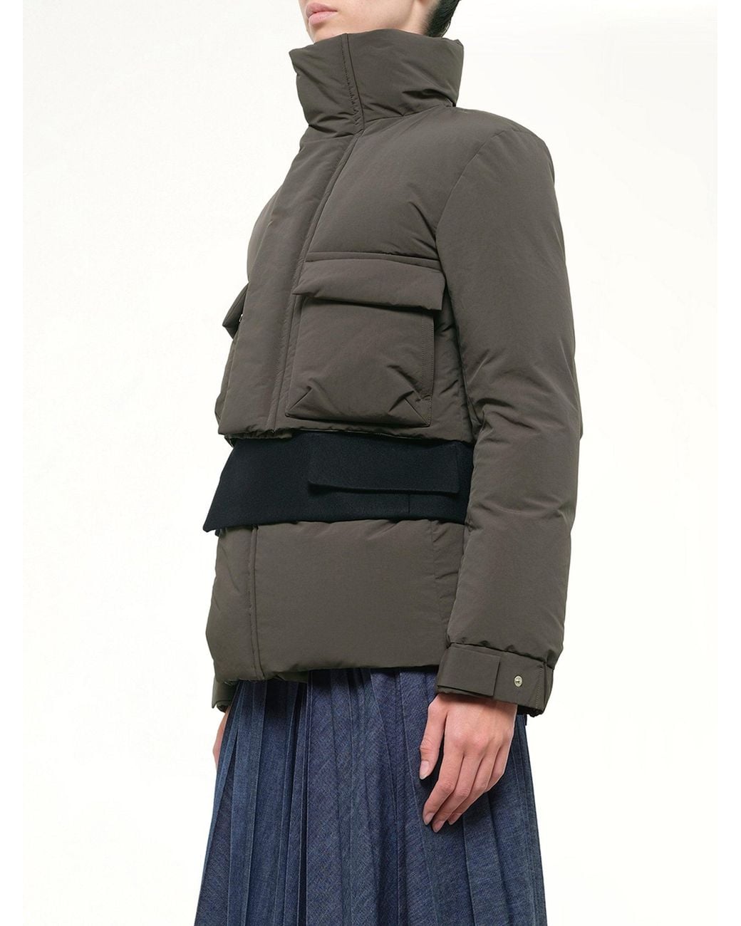 Sacai Gray Puffer Jacket