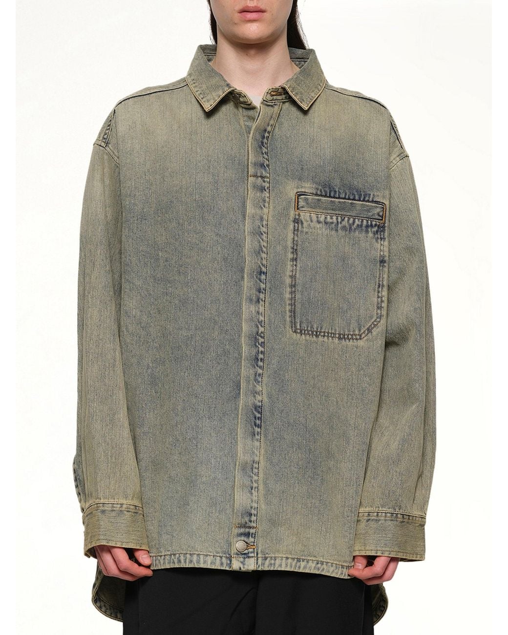 Entire studios Gray Herculean Shirt for men