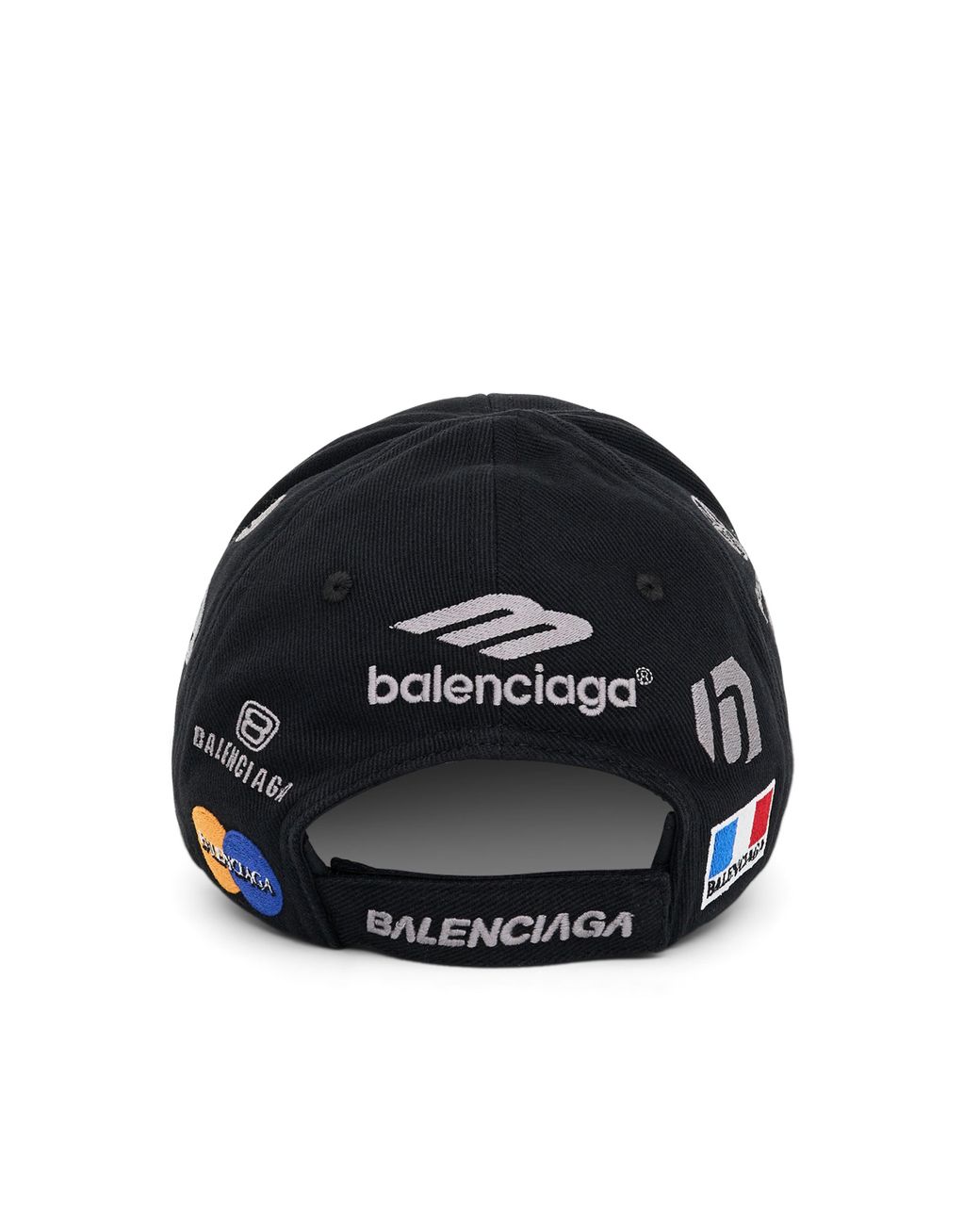 Balenciaga 'Racer Cap, , 100% Cotton, Size: Small in Black