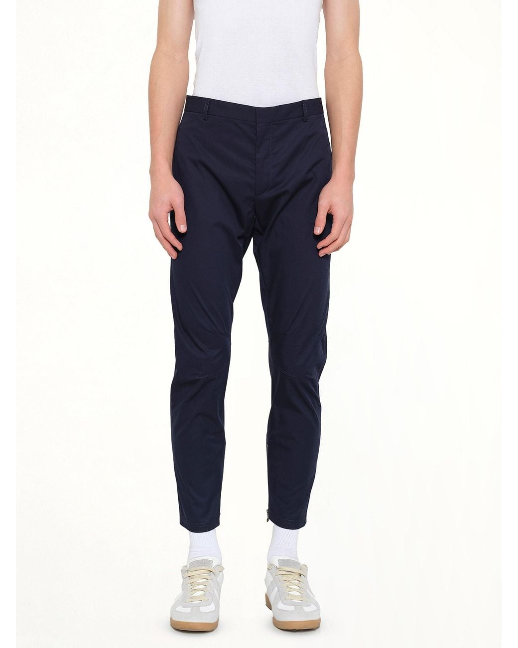 Lanvin Blue Biker Pants for men